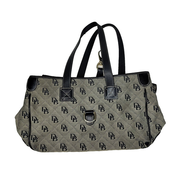 DOONEY & BOURKE Purse Bag Womens Silver Buckle Designer Satchel Bags Purses - Picture 1 of 16